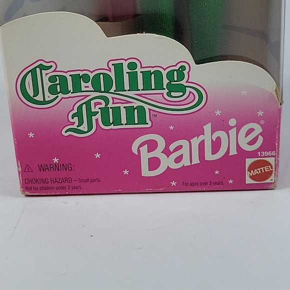 Caroling Fun Holiday Barbie Doll 1995 Christmas Mattel Special Edition 13966 New - Picture 5 of 13